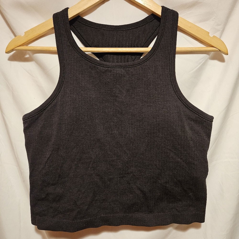 Lululemon Athletica Ebb to Street Cropped Racerback Tank Top